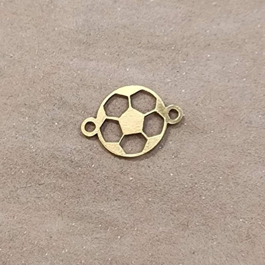 Mini Soccer Connector - Sterling Silver or 14k Gold Supplies for Permanent Jewelry