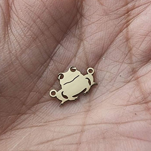 Frog Permanent Jewelry Connector Connector - Sterling Silver, Gold Filled or 14k Gold