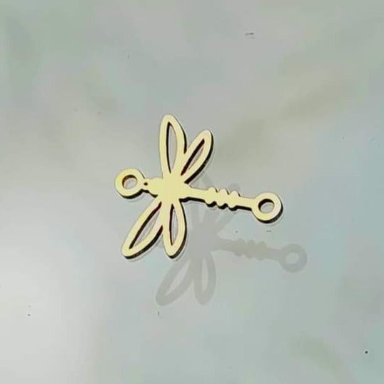 Dragonfly Permanent Jewelry Connector Connector - Sterling Silver, Gold Filled or 14k Gold