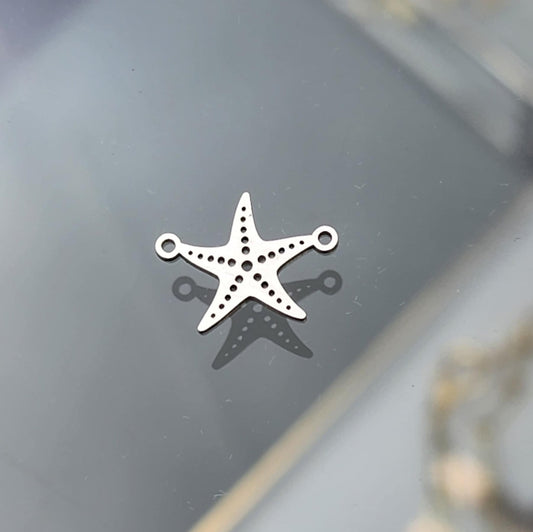 Starfish Permanent Jewelry Connector Connector - Sterling Silver, Gold Filled or 14k Gold