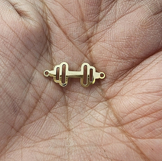 Free Weights Connector - Gold Filled, sterling silver or solid gold, permanent jewelry, Kansas City KC